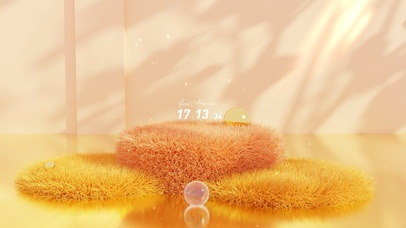 4K秋天毛绒唯美场景