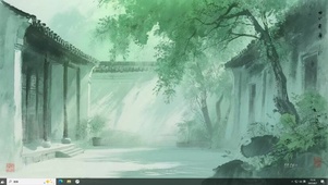 庭院内