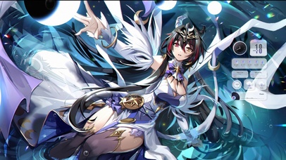 唯美水中星辰女神