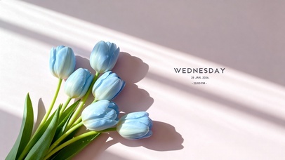 ins小清新郁金香