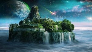 梦幻宇宙太空岛屿