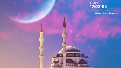 4K梦幻星空城堡