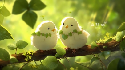 枝头上的悄悄话