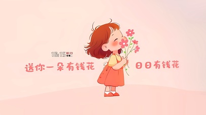 送你一朵有钱花