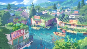 治愈水上小镇