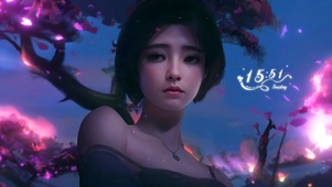 樱花短发美女
