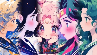 【带战歌】美少女战士-外部四美