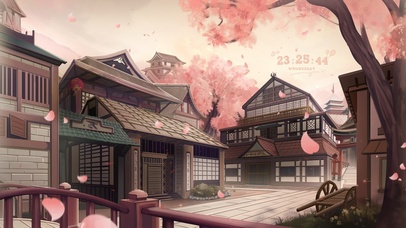 唯美桃花乡村