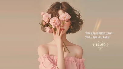 可爱小清新女孩