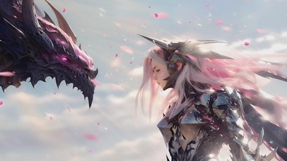 【4K】动态，治愈驯龙少女