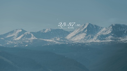 唯美护山川云雾