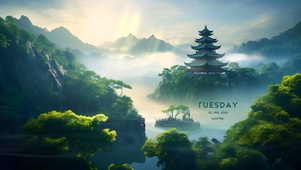 古风自然美景