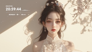 国风旗袍美女