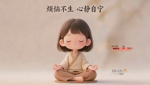 烦恼不生 心静自宁
