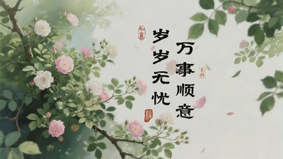 岁岁无忧，万事顺意