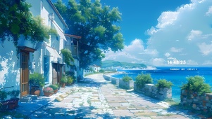 海边的小镇