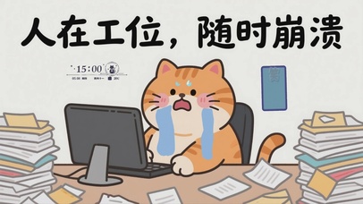 打工人在工位随时崩溃