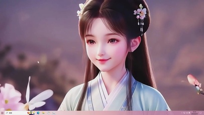 古风美女-桌面主题