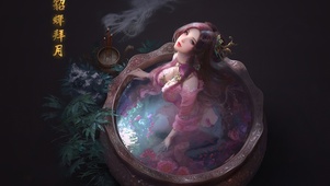 貂蝉拜月