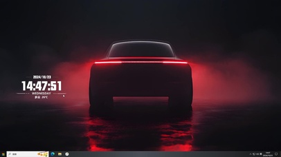 黑红炫酷赛车，黑暗中的明灯