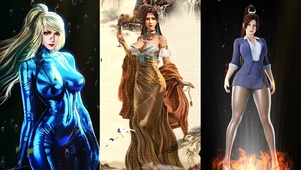 3D动漫女神个性壁纸