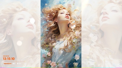 4K性感清纯Ai美女插画