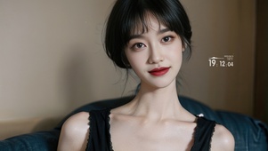 红唇美少女