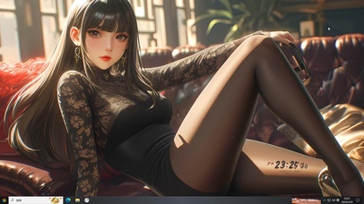 纯欲黑丝长腿美女