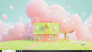 简约小屋桌面主题