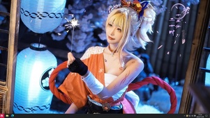 原神宵宫烟花cos