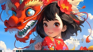 国潮神龙少女