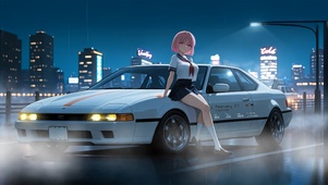 雨夜JDM女孩