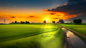 夕阳美景