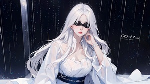 古风白发女生