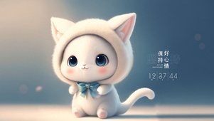4k可爱猫咪