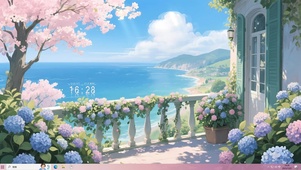 海边樱花阁楼