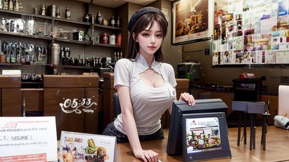 可爱的奶茶妹-BG-0432