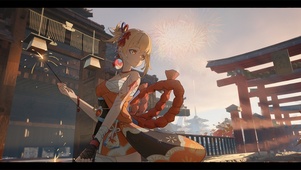 长发少女
