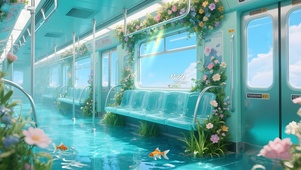花海列车 治愈