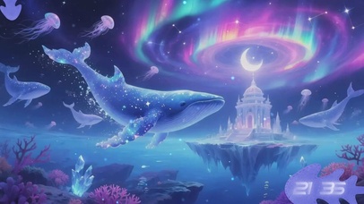 海底世界海底蓝鲸