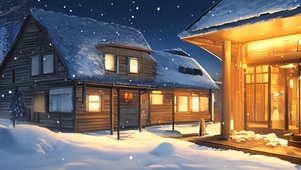 冬日温馨小屋