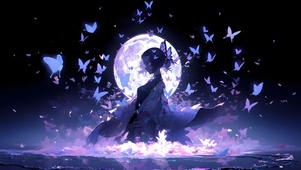 荧光紫 蝴蝶忍