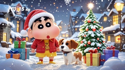 圣诞节蜡笔小新