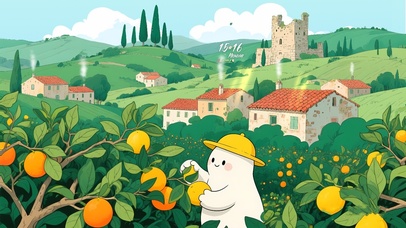 4K 橘子采摘乐园