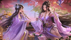 唯美清纯古风美女