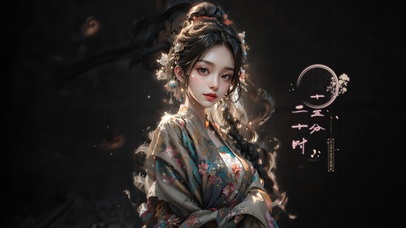 4K古风美女-BG-0128