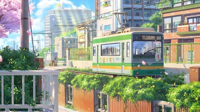 4k 唯美治愈日系城市街道