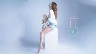 极简治愈长腿美女