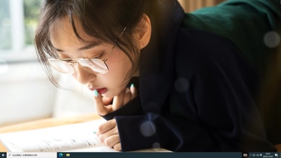 美女做题