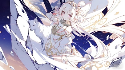 缇宝-4k色彩线条插画
